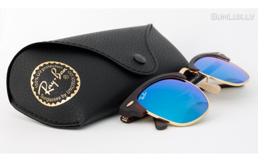 Ray-Ban Clubmaster Flash Lenses (RB3016 114517 49mm) saules brilles